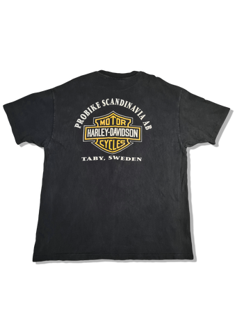 Rare! Vintage Harley Davidson Shirt Milwaukee 1992 Stratman Made In USA XL