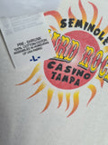 Modernes Hard Rock Cafe Shirt Seminole Casino Tampa Bedruckt Weiß L