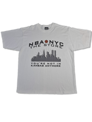 Vintage NBA Shirt "You are not in kansas anymore" Basketball  Bedruckt Weiß L - RareRags