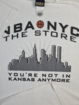 Vintage NBA Shirt "You are not in kansas anymore" Basketball  Bedruckt Weiß L