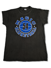 Vintage Starter Shirt Magic Basketball Merch Bedruckt Schwarz L - RareRags