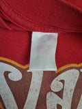 Y2K Hanes Shirt "Slang Daddy" Print Rot L