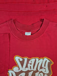 Y2K Hanes Shirt "Slang Daddy" Print Rot L