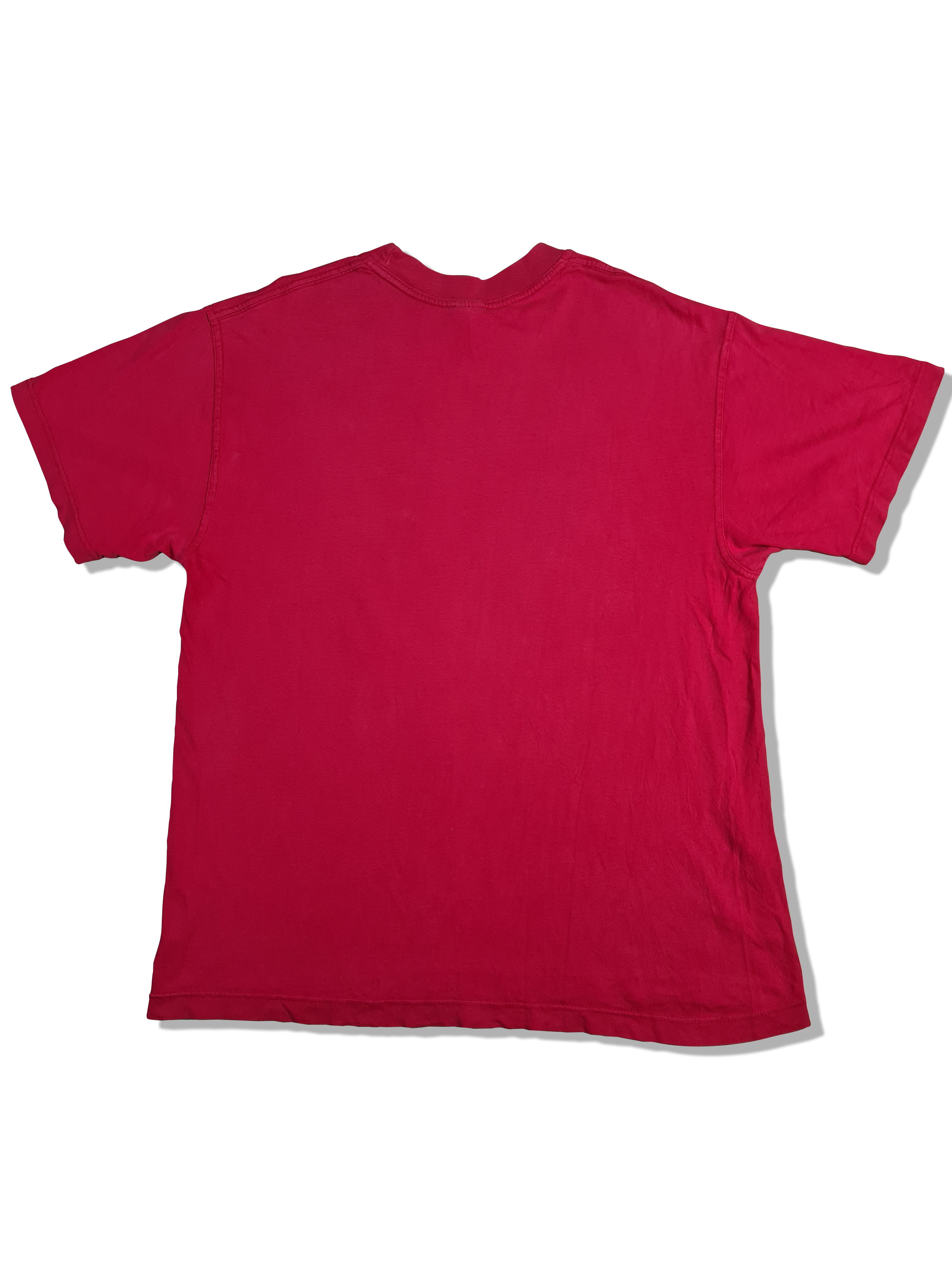 Y2K Hanes Shirt "Slang Daddy" Print Rot L - RareRags