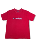 Y2K Rules Shirt "If dirty ask your mum" Bedruckt Rot L