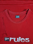 Y2K Rules Shirt "If dirty ask your mum" Bedruckt Rot L