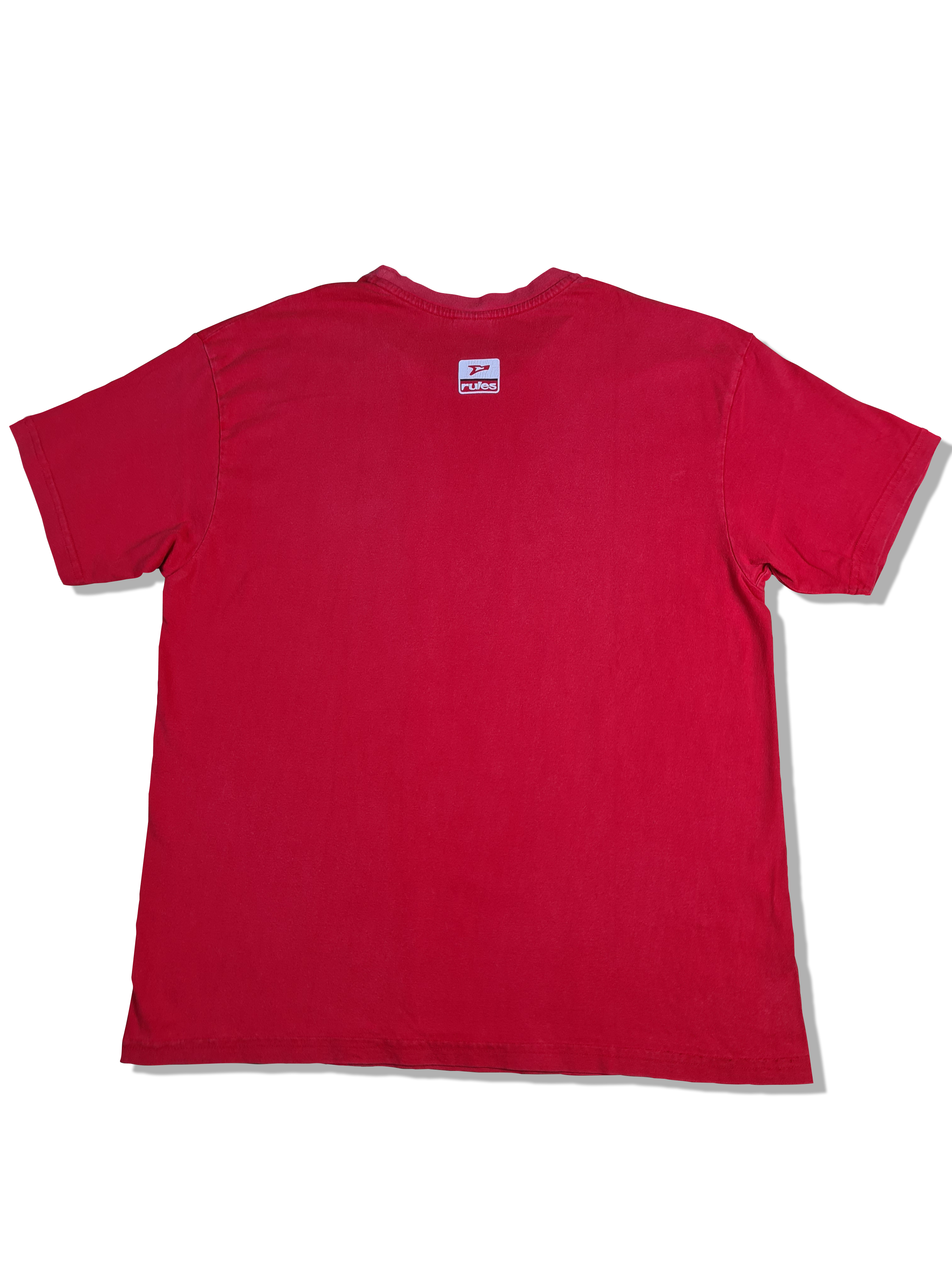 Y2K Rules Shirt "If dirty ask your mum" Bedruckt Rot L - RareRags