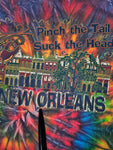Vintage Anvil Shirt Batik Promo New Orleans Single Stitched Bunt M