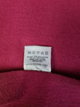 Vintage Fruit Of The Loom Shirt Blank Made In USA Single Stitched Bordeaux XL