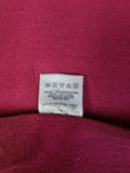 Vintage Fruit Of The Loom Shirt Blank Made In USA Single Stitched Bordeaux XL