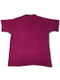 Vintage Fruit Of The Loom Shirt Blank Made In USA Single Stitched Bordeaux XL