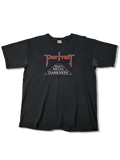 Modernes Gildan Shirt Portrait "Heavy Metal Darkness" Bedruckt Schwarz L