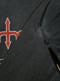 Modernes Gildan Shirt Portrait "Heavy Metal Darkness" Bedruckt Schwarz L