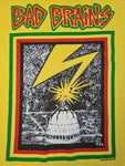 Modernes Anvil Shirt Bad Brains Punkrock Bedruckt Gelb M