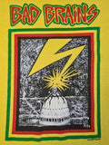 Modernes Anvil Shirt Bad Brains Punkrock Bedruckt Gelb M