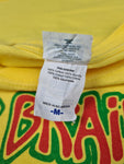 Modernes Anvil Shirt Bad Brains Punkrock Bedruckt Gelb M