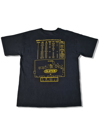 Modernes Gildan Shirt 2008 Clutch Tourshirt Rock Schwarz L