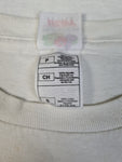 Vintage Fruit Of The Loom Shirt Rancid Bedruckt Weiß S
