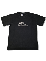 Vintage Gildan Shirt Playhouse "Famous When Dead Two" 2002 Schwarz M - RareRags