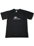 Vintage Gildan Shirt Playhouse "Famous When Dead Two" 2002 Schwarz M