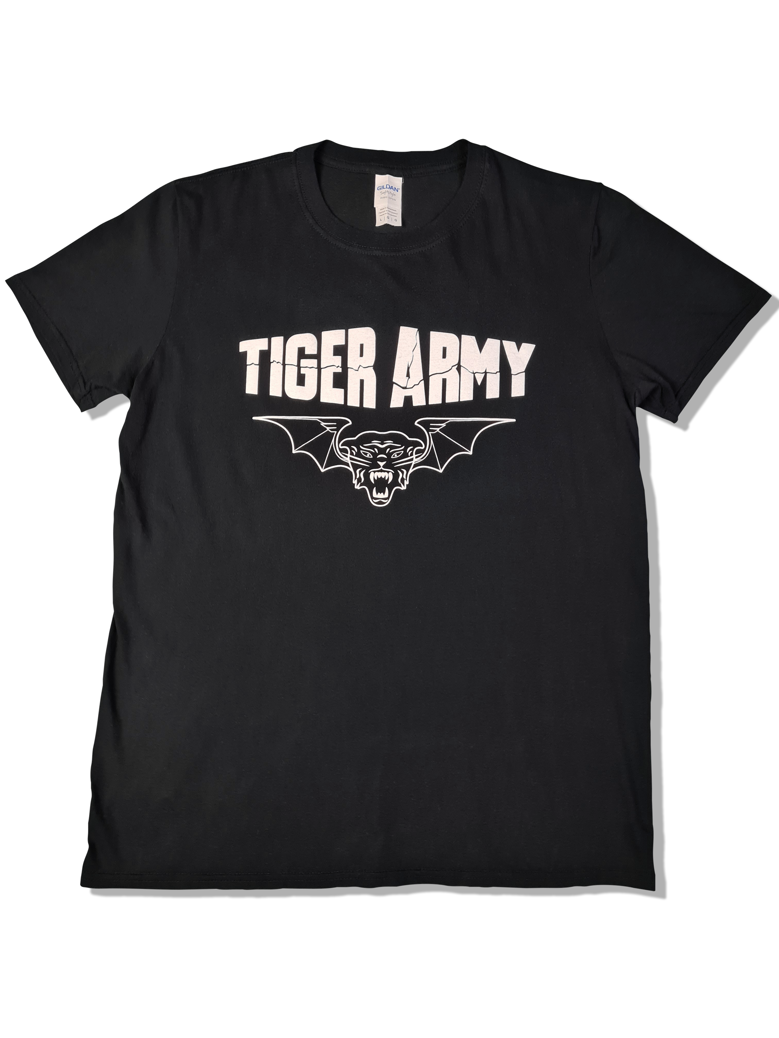 Modernes Gildan Shirt Tiger Army European Tour 2017 Schwarz L - RareRags