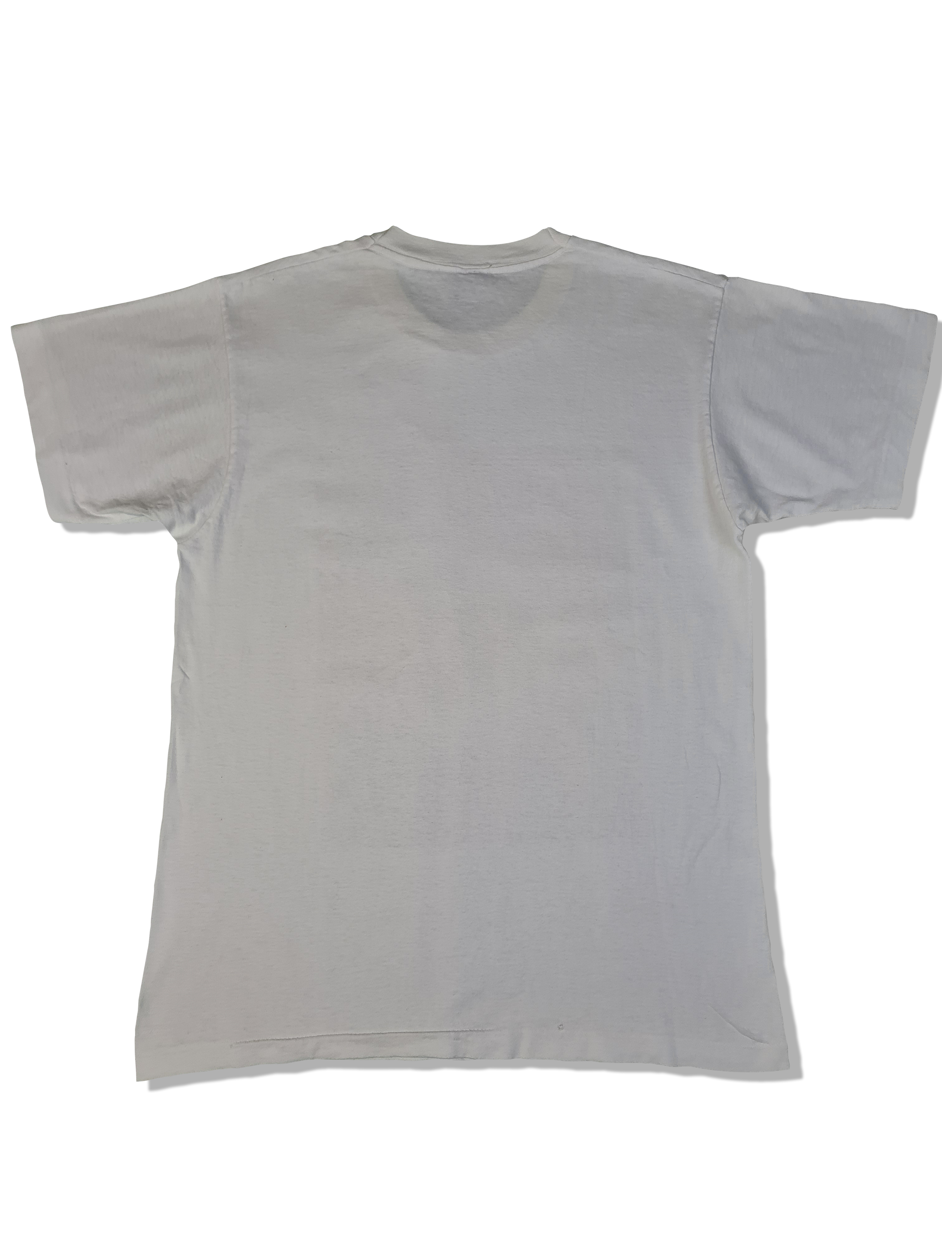 Vintage Screen Stars Shirt 80s Kunst Fotografie Spencer Rowell L'Enfant Weiß L - RareRags