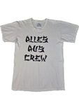 Vintage Screen Stars Shirt Alles Aus Crew Funny Print Weiß S