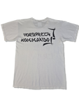 Vintage Screen Stars Shirt Alles Aus Crew Funny Print Weiß S