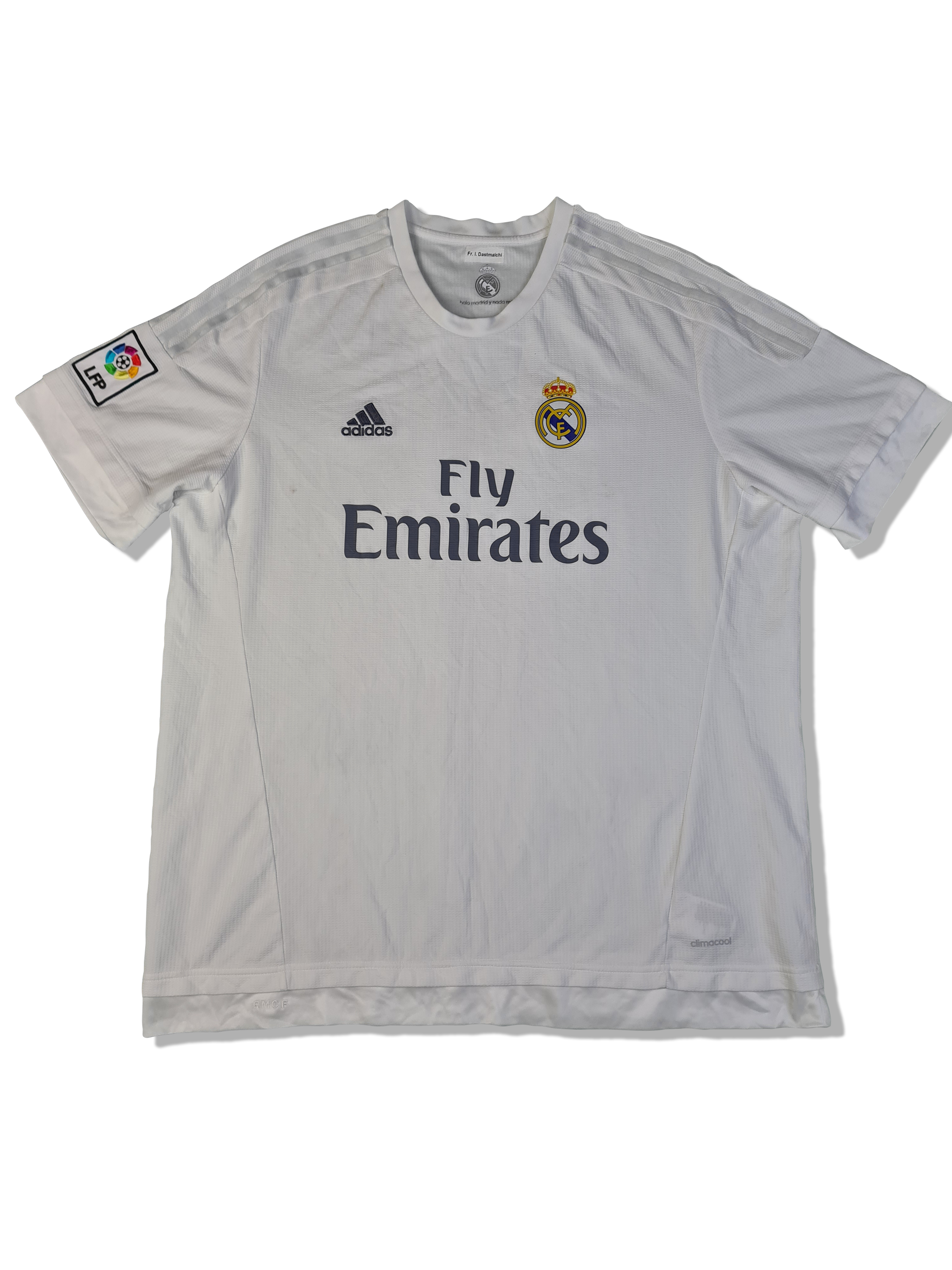 Modernes Adidas Trikot Real Madrid Fly Emirates Weiß XXL - RareRags