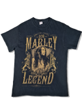 Modernes Gildan Shirt Bob Marley Bedruckt Schwarz M