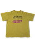 Vintage Sex Pistols Shirt "Nevermind the Bollocks" Bedruckt Gelb L