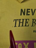 Vintage Sex Pistols Shirt "Nevermind the Bollocks" Bedruckt Gelb L