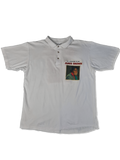 Vintage James Brown Poloshirt "The Godfather Of Soul" Weiß M