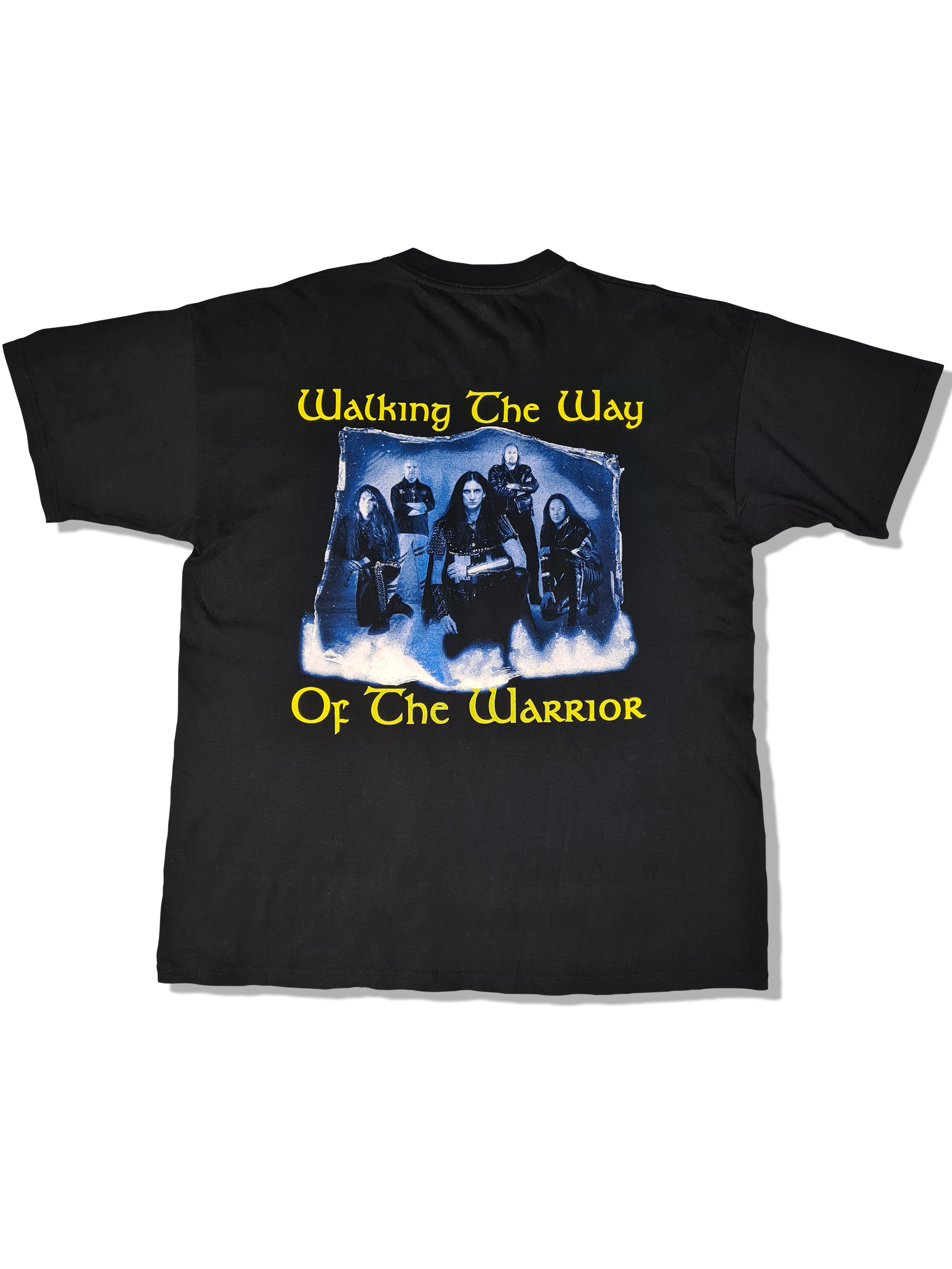 Vintage Bandshirt Hammerfall "Walking the way of the warrior" 2000 Schwarz XL - RareRags