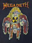 Rare! Vintage Megadeth Shirt Vic Rattlehead 1991 Schwarz M-L