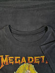 Rare! Vintage Megadeth Shirt Vic Rattlehead 1991 Schwarz M-L
