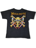 Rare! Vintage Megadeth Shirt Vic Rattlehead 1991 Schwarz M-L