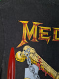 Rare! Vintage Megadeth Shirt Vic Rattlehead 1991 Schwarz M-L
