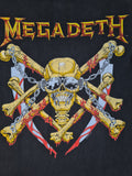 Rare! Vintage Megadeth Shirt Vic Rattlehead 1991 Schwarz M-L