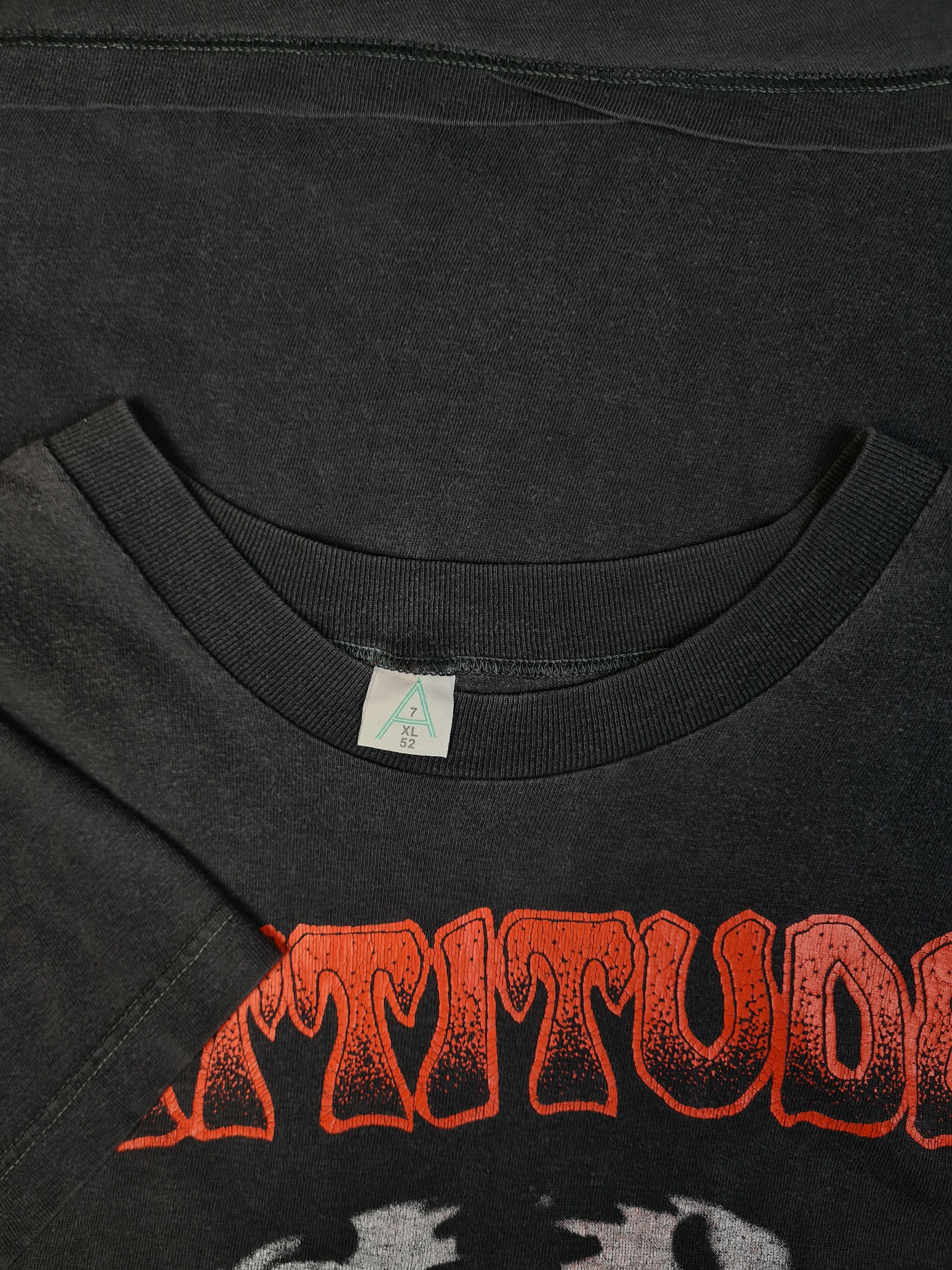Vintage Attitude Shirt Bedruckt Schwarz XL - RareRags