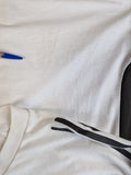 Vintage Adidas Shirt 2002 Fußballgott #20 Bedruckt Weiß XL