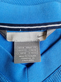 Vintage Nike Shirt Spellout Polyester Blau M
