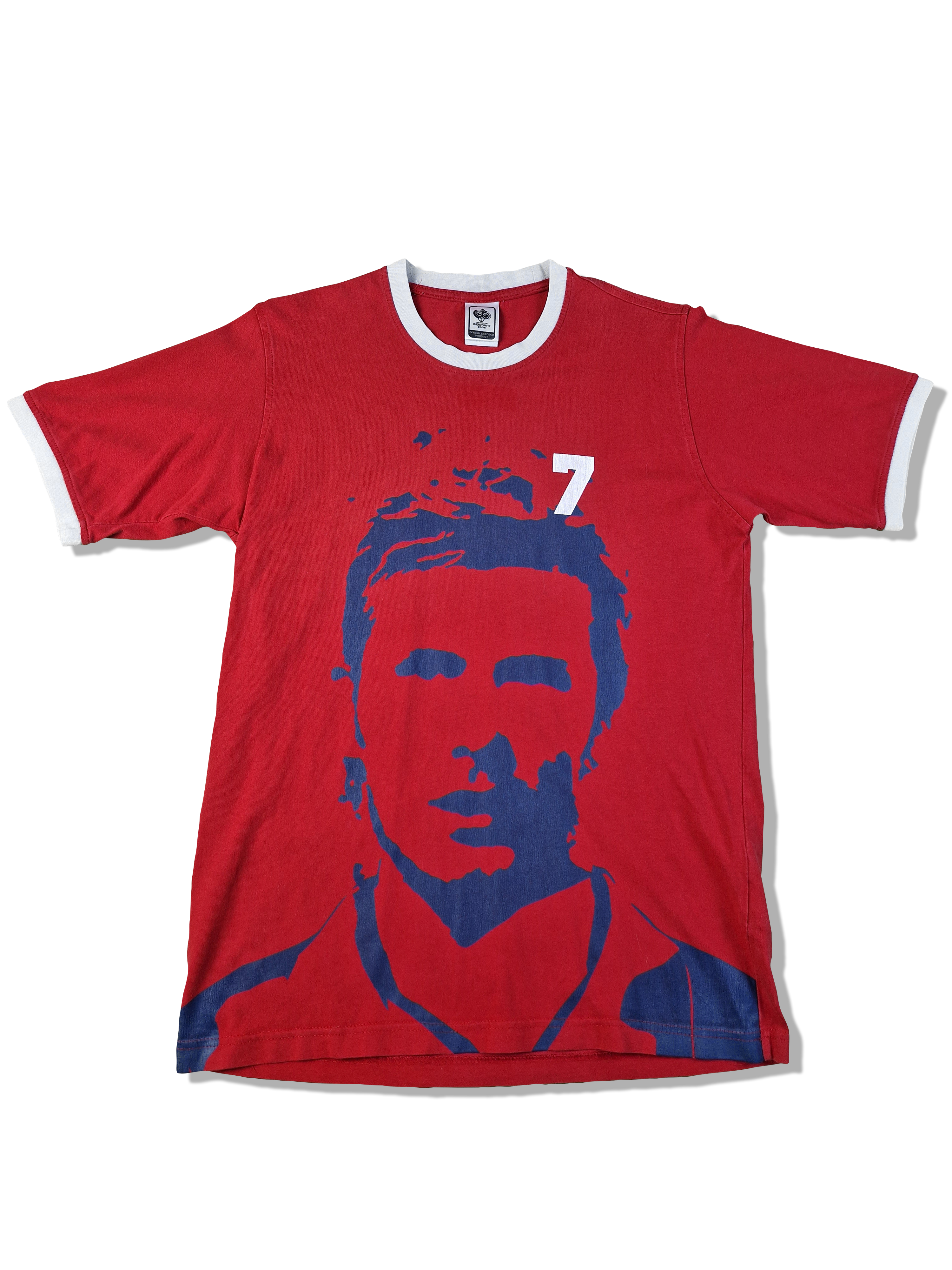 Modernes Adidas Shirt Fußball World Cup 2006 #7 Schweinsteiger Rot S - RareRags