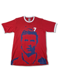 Modernes Adidas Shirt Fußball World Cup 2006 #7 Schweinsteiger Rot S