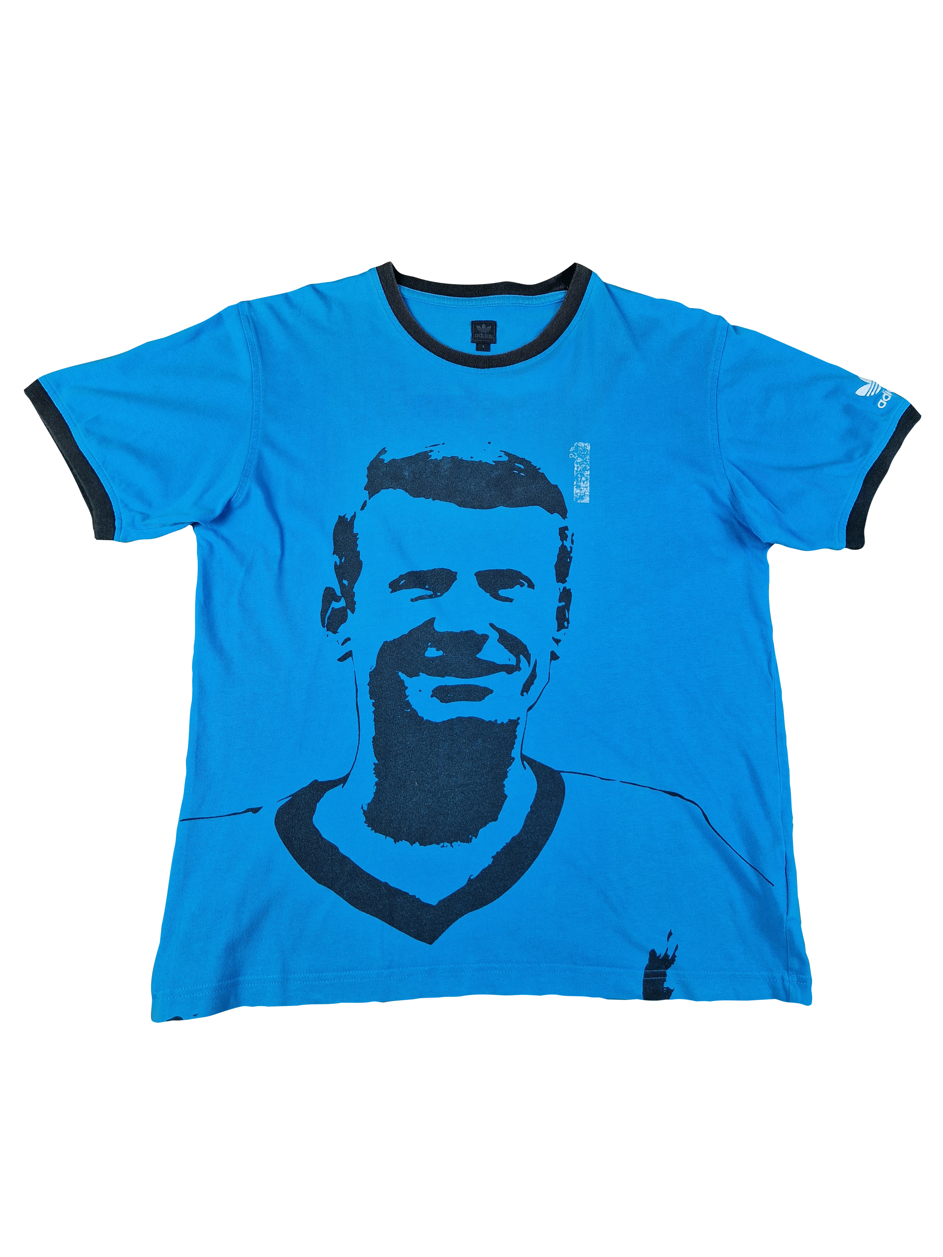 Modernes Adidas Shirt Fußball World Cup 2006 #1 Lehmann Blau S - RareRags