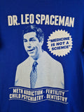 M&O Knits Shirt Promo 2010 30 Rock Dr. Leo Spaceman Blau Weiß S
