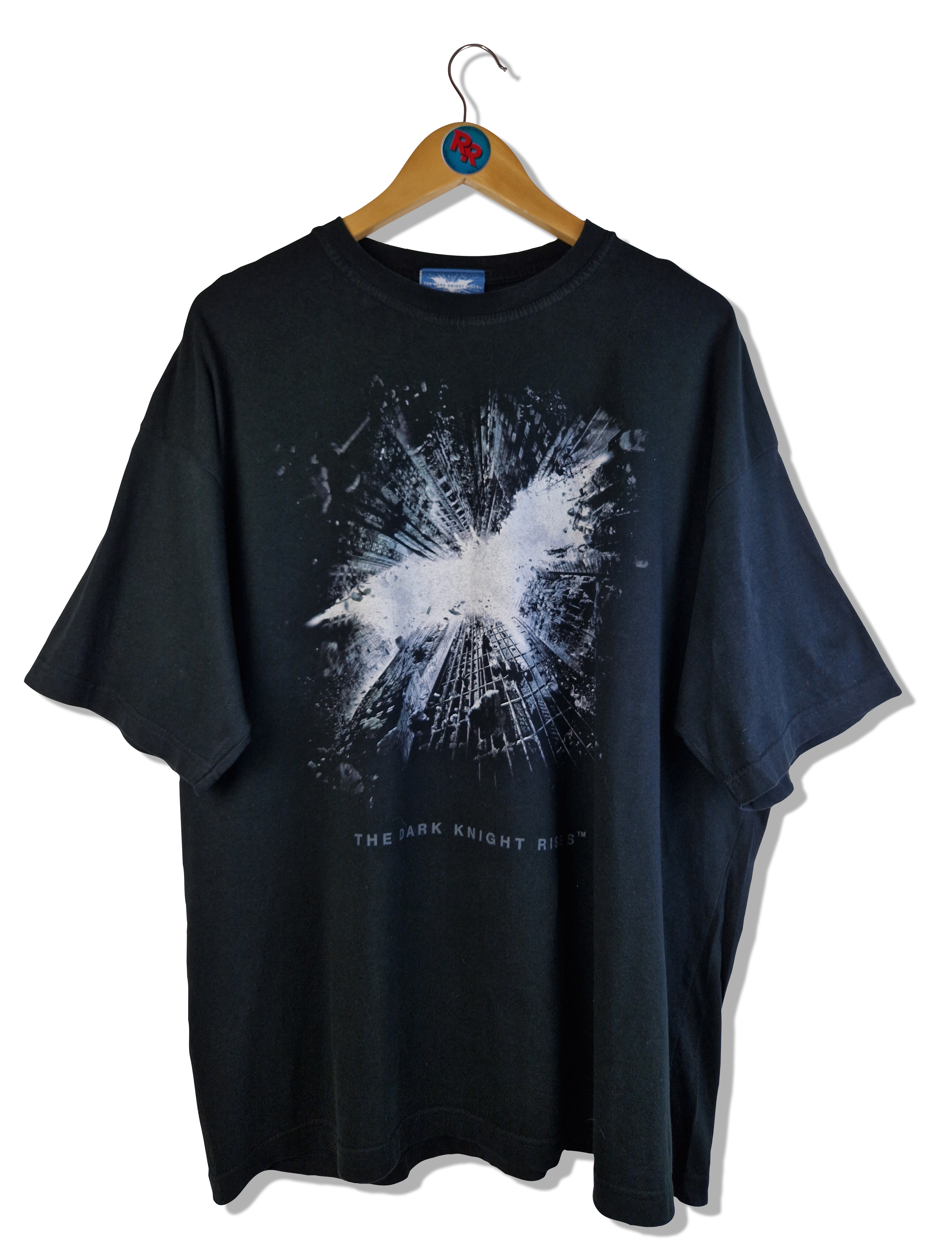 Batman Shirt The Dark Knight Rises Promo Movie 2012 Schwarz XXL - RareRags