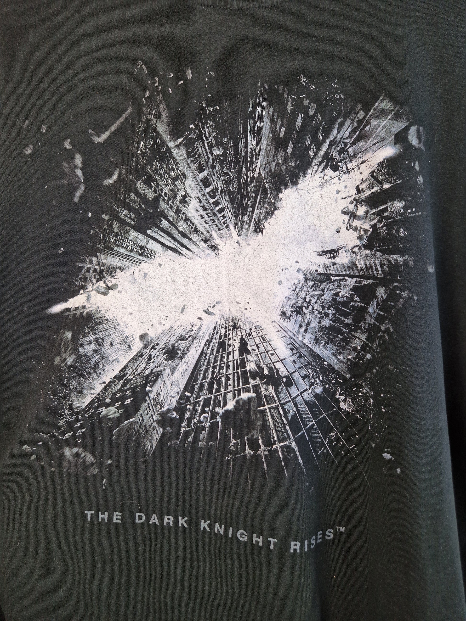 Batman Shirt The Dark Knight Rises Promo Movie 2012 Schwarz XXL - RareRags