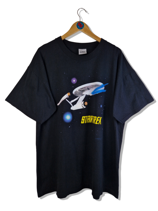 Rare! Vintage Stanley Desantis Shirt Star Trek 1995 Made In USA Single Stitched Schwarz XL