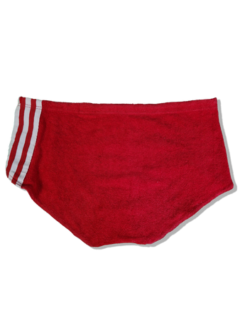 Rare! Vintage Adidas Shorts Velour/Samt Sprinter Made In West Germany Rot (D4) M